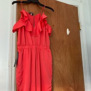 Bebe Cold Shoulder Jumpsuit NWT